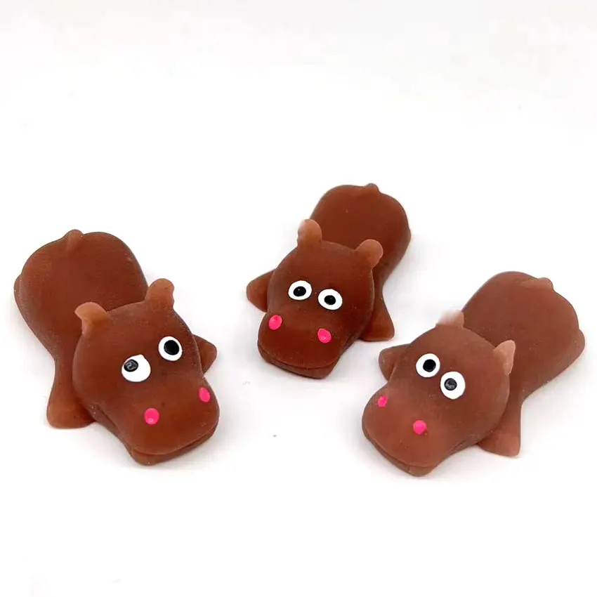 2022 Wholesale TPR material  Kawaii Mini Butt Animal  squishy toys stress sensory  for kids