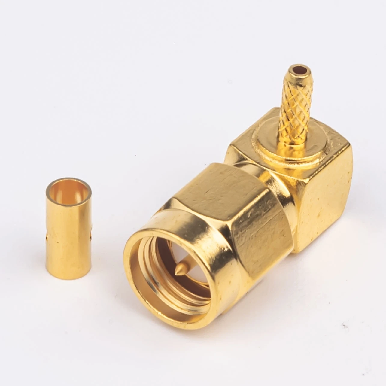 SMA-JW3 SMA male plug 50 ohms right angle for Coaxial Cable RF coaxial SMA connector