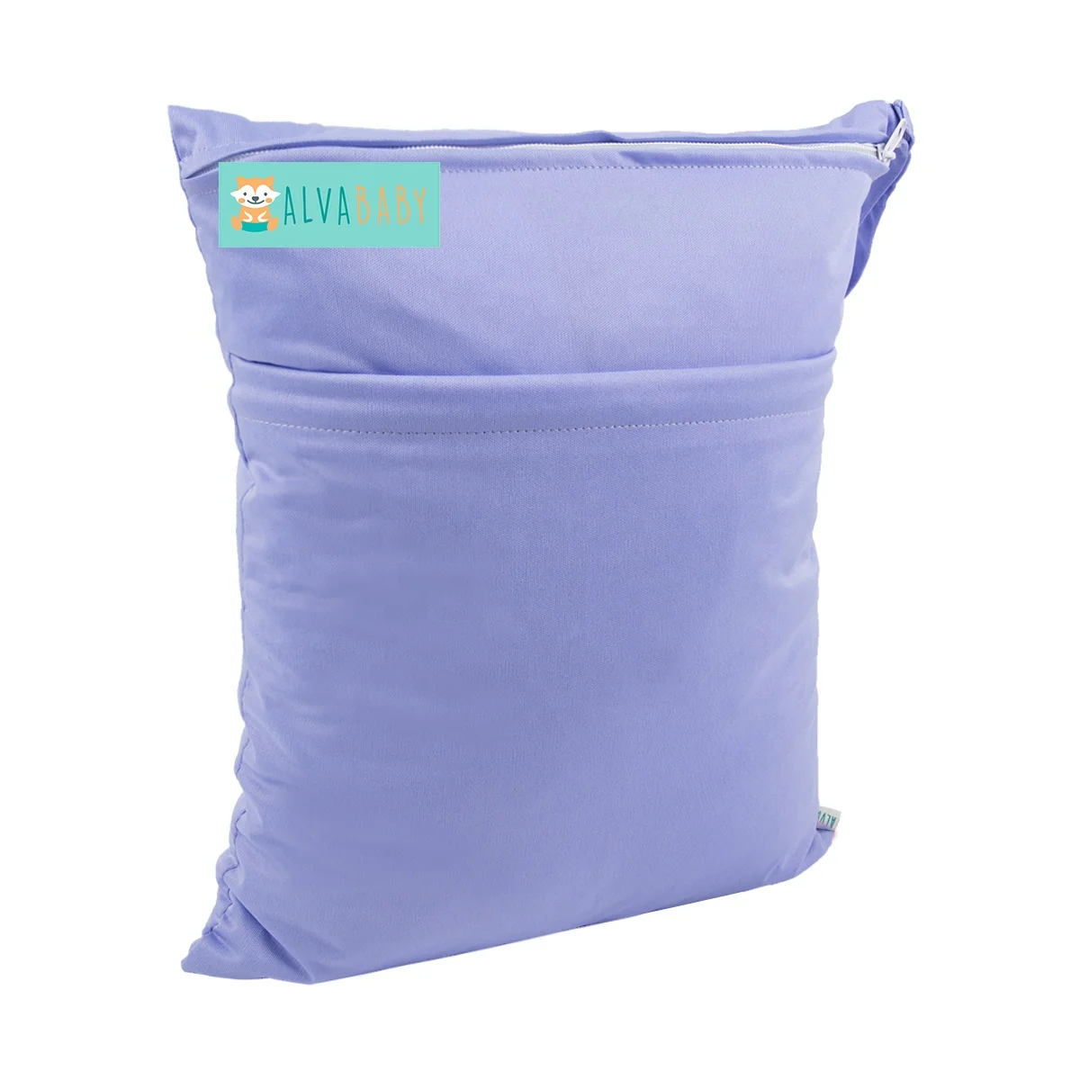 Водонепроницаемые сумки для детских подгузников ALVABABY с 2 карманами, многоразовые Влажные Сумки для подгузников