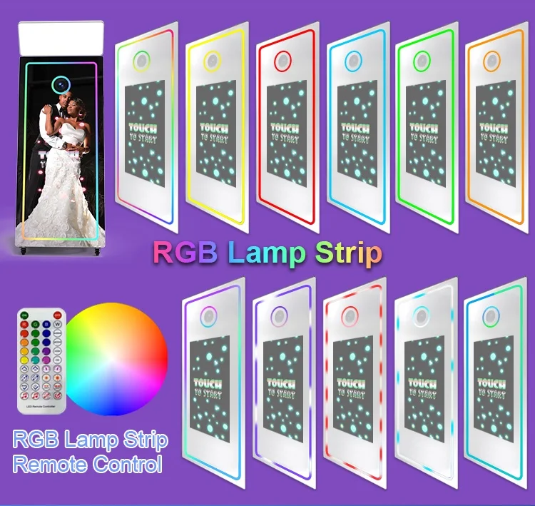 Philippine Portable Selfie Mirror Photo Booth Frame With Mini PC Mirror Photo Booth