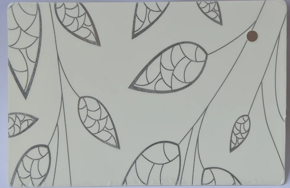 
High Gloss Holographic laser Metallic Sparkle PVC Vacuum Membrane Press Decorative Plastic Sheet for Cabinet, Door and Furniture 