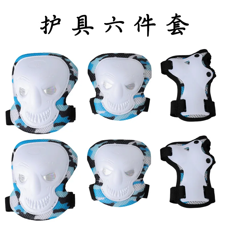Bulk Thickened Private Mold 6-Piece Set Of Sports Safety Outdoor Protective Equipment To Breathable Roller Skateboard