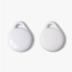 Kingsub Sublimation Airtag Case Cute Blank Shockproof Protective White Sublimation Airtag Case