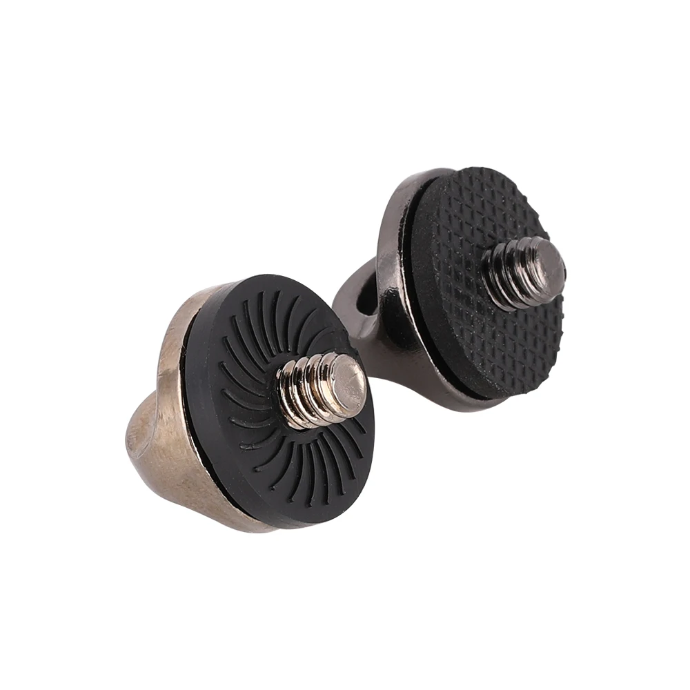 Slamoe F034 Camera strap screw standard 1/4 Inch screw plaid adapter mount set for Gopro camera quick release plate
