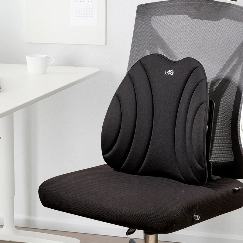 Lumbar Support Memory Foam Cushion  Cover Ergonomic Orthopedic Back Rest Pillow for Office Chair Car Lumbar back support