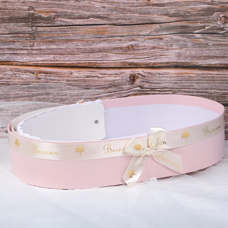 AN High-grade Creative Baby Cradle Crib flower Box Full Moon gift Box Packing soap bouquet gift box