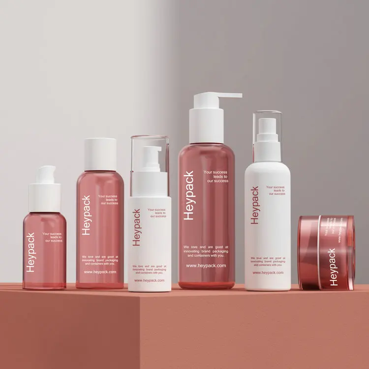 30ml 50ml 60ml 100ml 150ml small size skincare packaging sets bottle for lotion serum