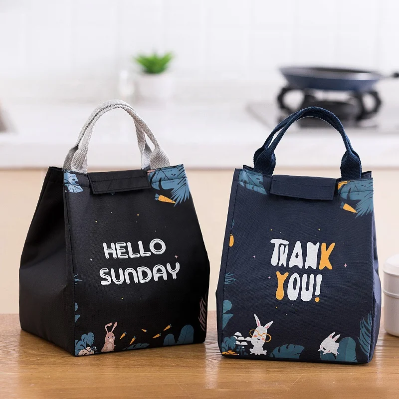 New fashion magic forest insulation thickening outside heat preservation fresh kids thermal picnic lunch bag