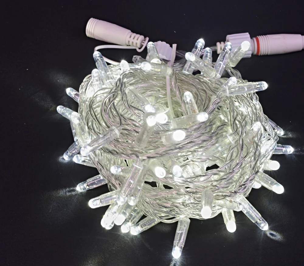 Led String Lights For Wedding 1m 10leds/2m 20leds/3m 30leds Christmas Luminous Fairy Led Lamp Key
