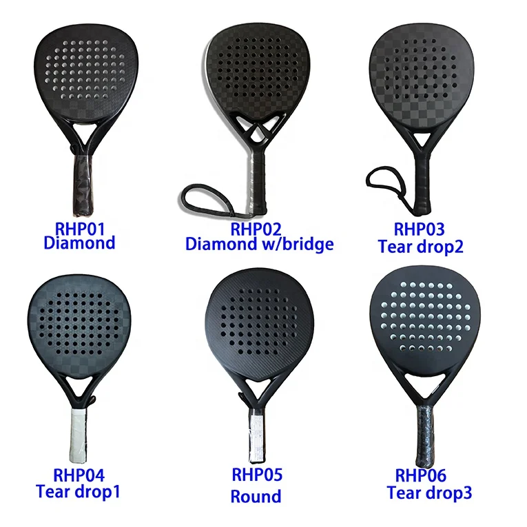 Padelracket Raket Raqueta De Tenis Paddel Racchetta Beach  Racchette Da Tennis Padel Rackets Set