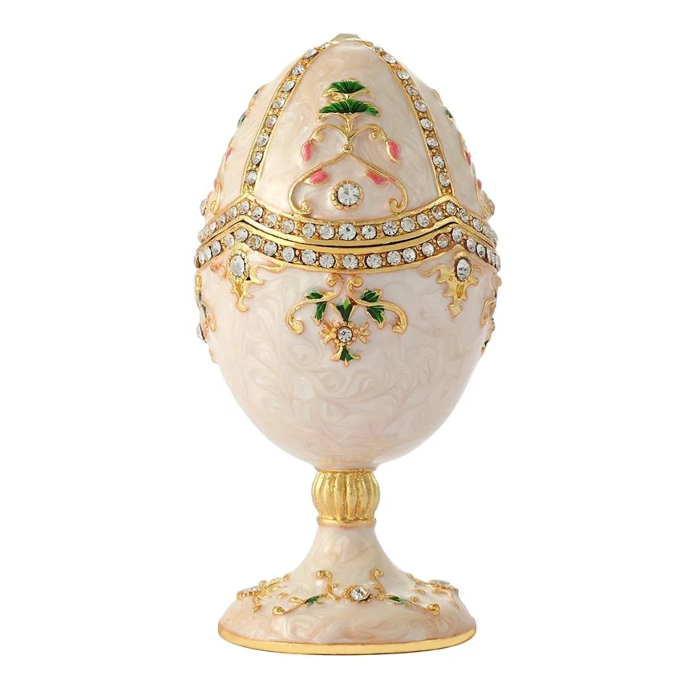 Горячая Распродажа свадебный подарок для гостей Faberge коробка яиц Подарочная эмалированная декорация (QF3388)