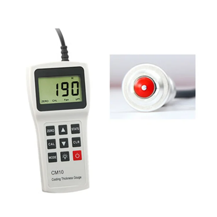 
CM10FN coating thickness gauge Iron-based non-ferrous-based dual-use paint film thickness gauge Paint thickness gauge 