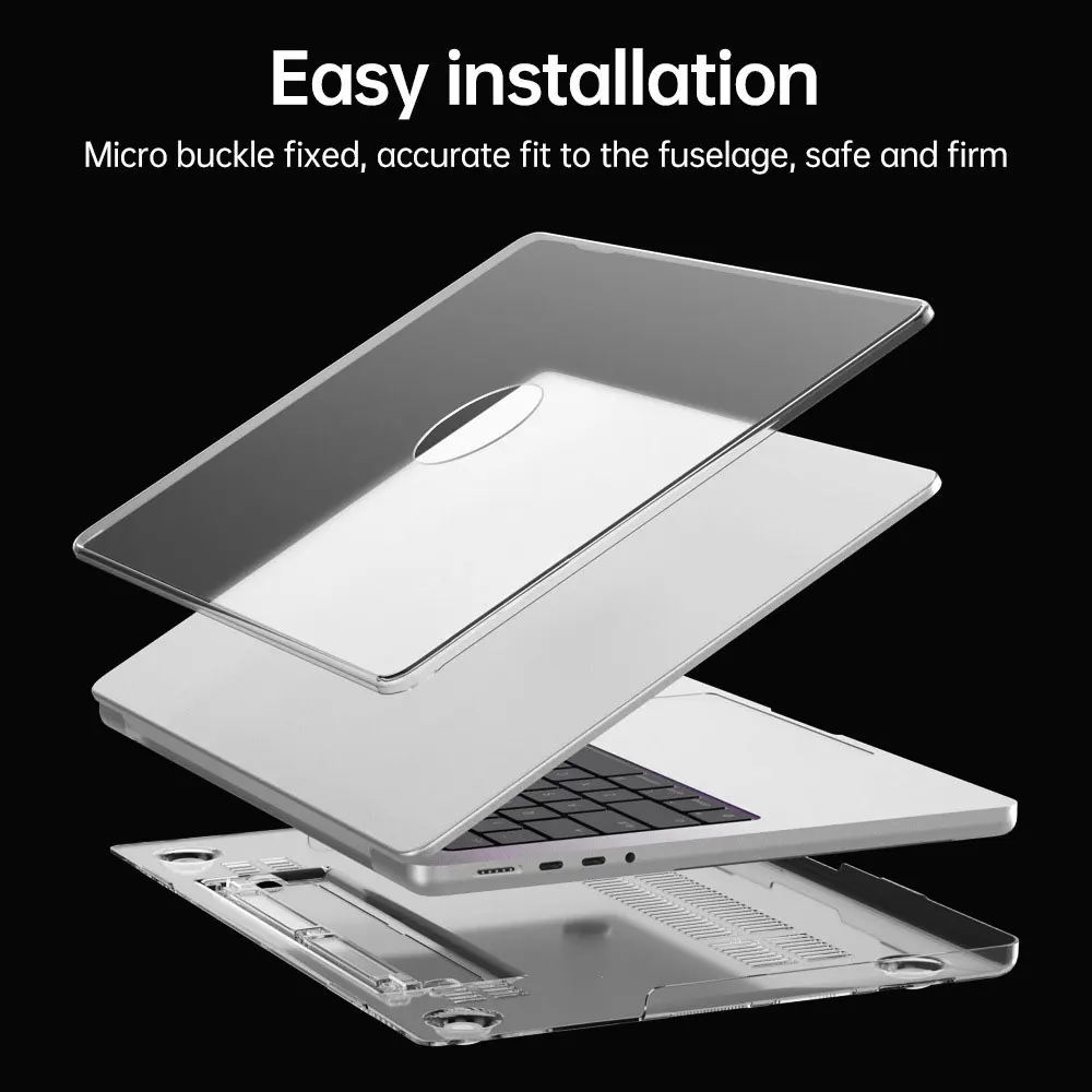 Frosted Laptop Case For Macbook Holder Stand Lens Protection Tablet Cover Candy Color Simple Dnk002 Laudtec