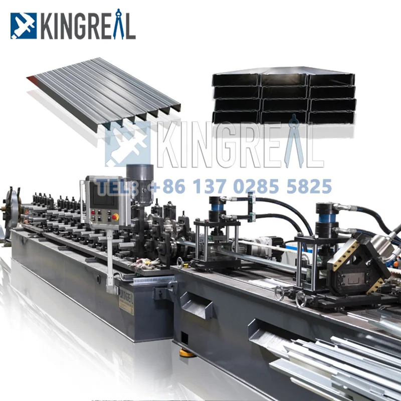 110m/Min High Speed Metal Stud And Track Roll Forming Machine  Gypsum Board Steel Stud And Track Profile Making Machine Add Logo