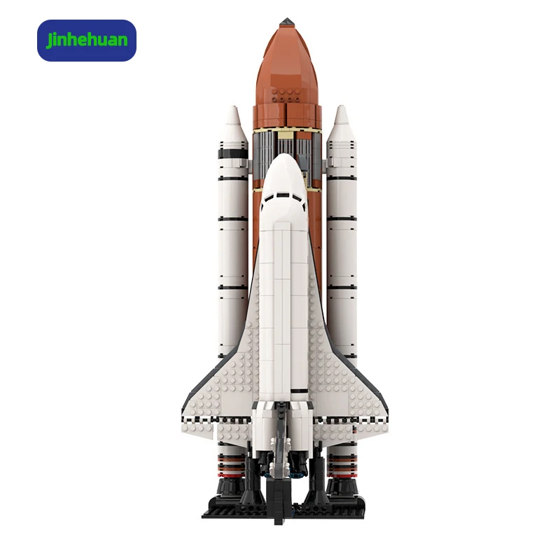 Model Space Rockets Toy Moc Plastic Building Blocks Sets Sky War air Flying Ship Satellite Kit Mini Science Bricks