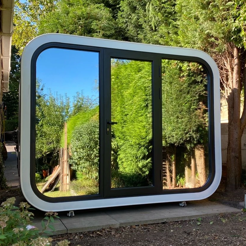 Insulated Garden Offices Mini Office Pods Customized Home Backyard Office Pods Prefab Soundproof Studio Shed