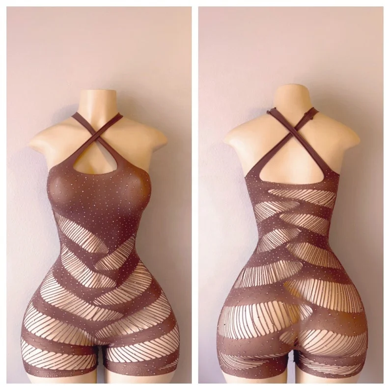 ELITES One Piece Dancewear Exotic Sexy Women Lingerie For Night Wear Designer Exotic Dancewear