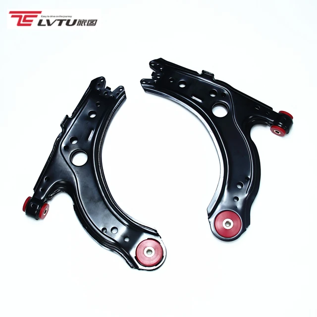 Front Axle For VW MK4 Golf Jetta Front Control Trailing Arm Wishbone With Polyurethane Bushings