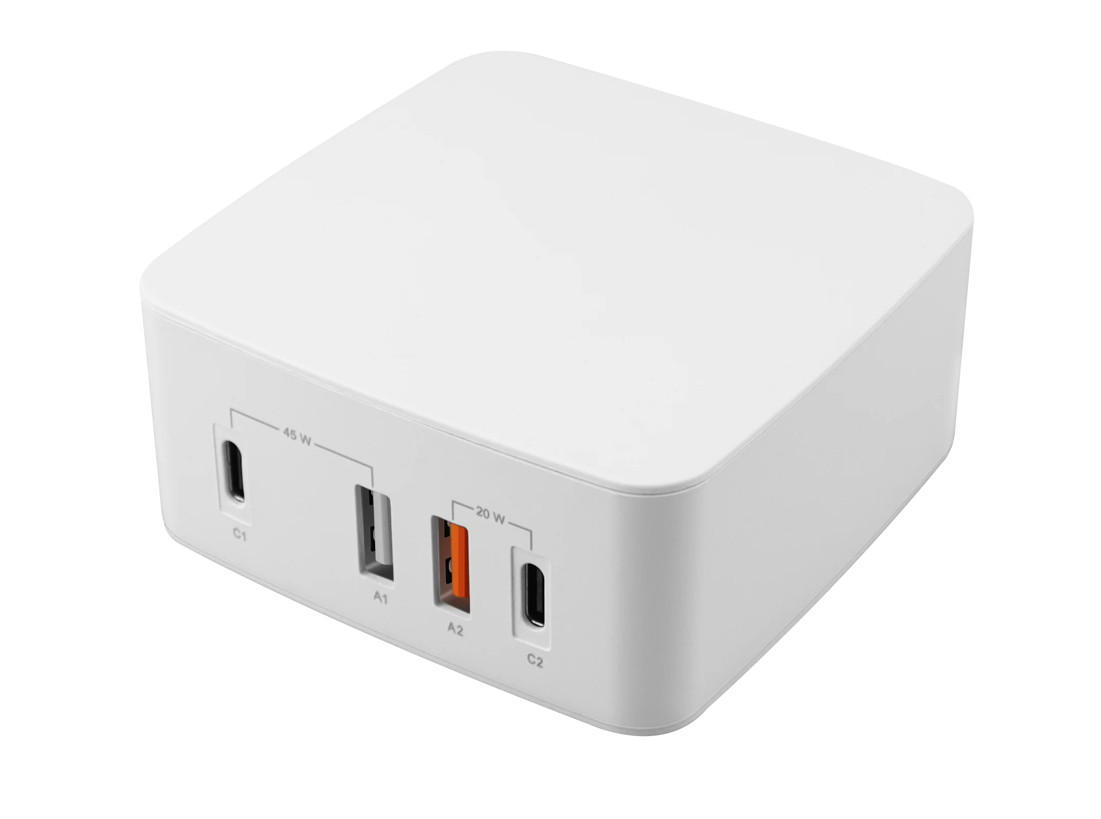  4 порта USB c PD 65W быстрое зарядное устройство type-c QC3.0 настольное для мобильного телефона ноутбук адаптер высокой скорости быстрой