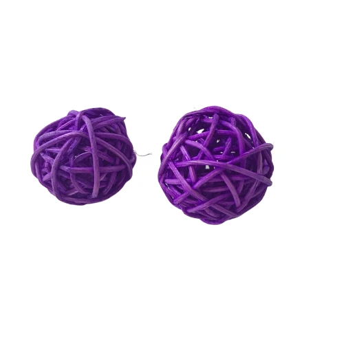 Popular Custom Large Decoration Christmas Color Rattan Wicker Rattan Ball