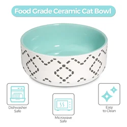Hot sale easy to clean non-slip cat food bowl pet supplies newest pet bowl design 2021 customized pet ceramic water bowl design