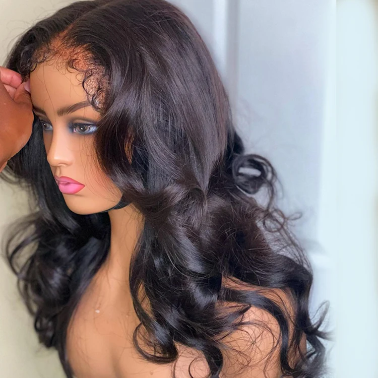 Супер тонкие hd Body Wave прозрачные Hd Full Lace человеческие волосы волнистые 360 натуральные невидимые lace Wig