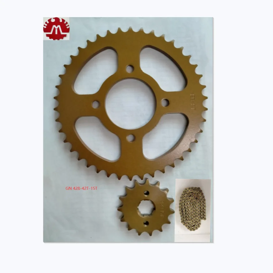 motorcycle  drive set  steel  motorcycle  chain and sprocket   fashion motorcycle  gear sprocket
