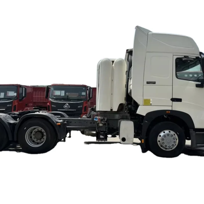 LUEN factory manufacture CNG SITRAK Tractor -T7H 6*4 540 horsepower man engine 1100L Fuel tank air suspension ABS brake LHD RHD