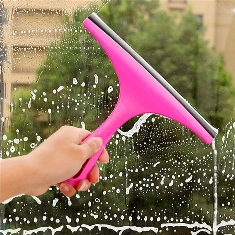 New Simple Durable Window Mirror Car Windshield Squeegee Glass Wiper Blade Silicone Cutter Cleaning Shower