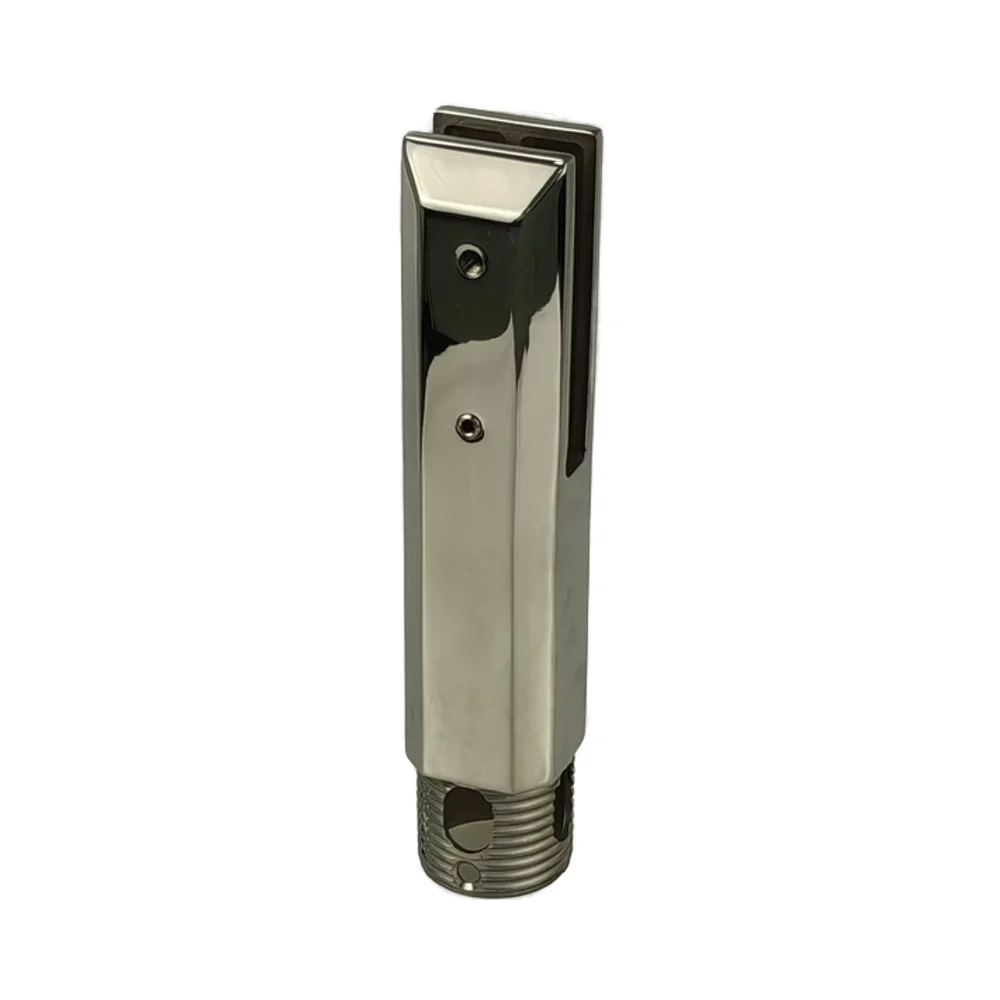 Heavy Duty Glass Clamp Square Spigots Pool Fence Spigot Balustrade Railing Balcony Floor steel casting service Grounding clamp