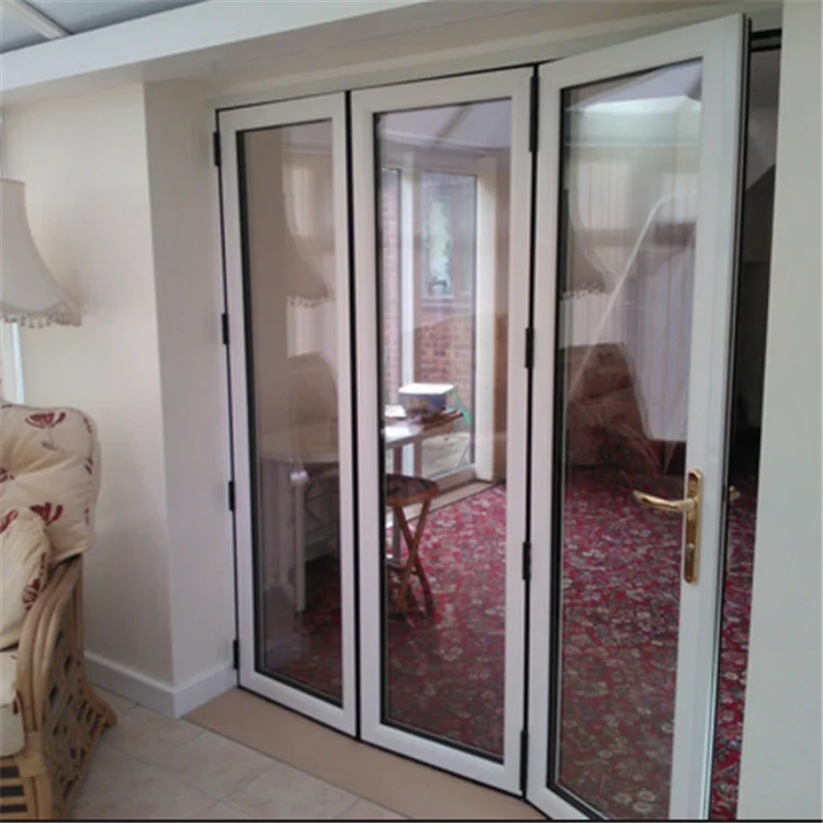 Prima Amorphous Glass Heavy Wind Bedroom Door Folding Door