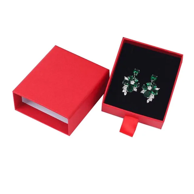 Luxury Jewelry Packaging Box And Bag Cajas Para Joyas Ring Necklace Drawer Flat Jewelry Box Packaging Jewelry Packaging Box