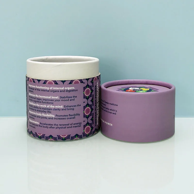 Упаковочная трубка для косметического мыла, контейнер из крафт-бумаги, роскошная картонная бумажная трубка, пользовательская красивая упаковка, круглая JZPACKING