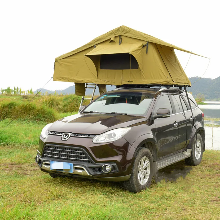 2022 2-3 Person 4WD Folding Truck Traveling Soft Cover Roof Top Tent Camping