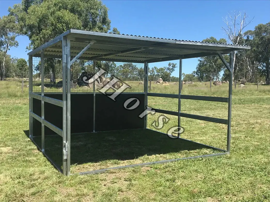 Прямая продажа легко собираемый портативный устойчивый к ультрафиолетовым воздействиям заполняющий навес для лошадей 3 6*3 6 м 4*4