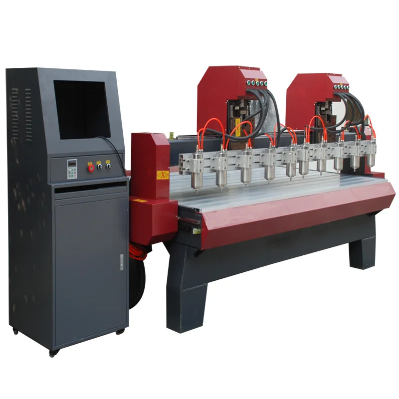 4/5/6/8PCS Spindles 1325 1530 1825 2025 Multiheads CNC Router 2.2kw/1.5kw Furniture Carving Router