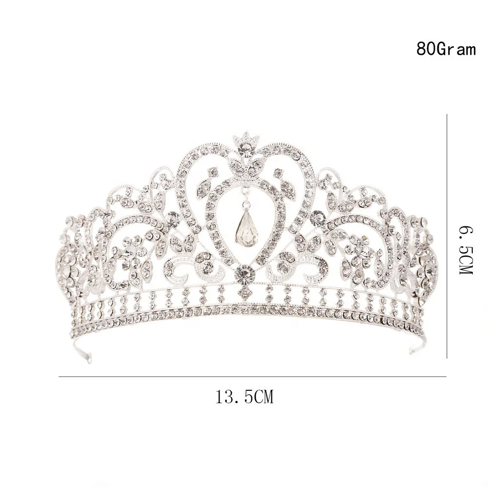 Wedding Crown Tiara Crystal Queen Crown for Women Rhinestone Bridal Crown Birthday Tiara for Girls Wedding Hair Accessories