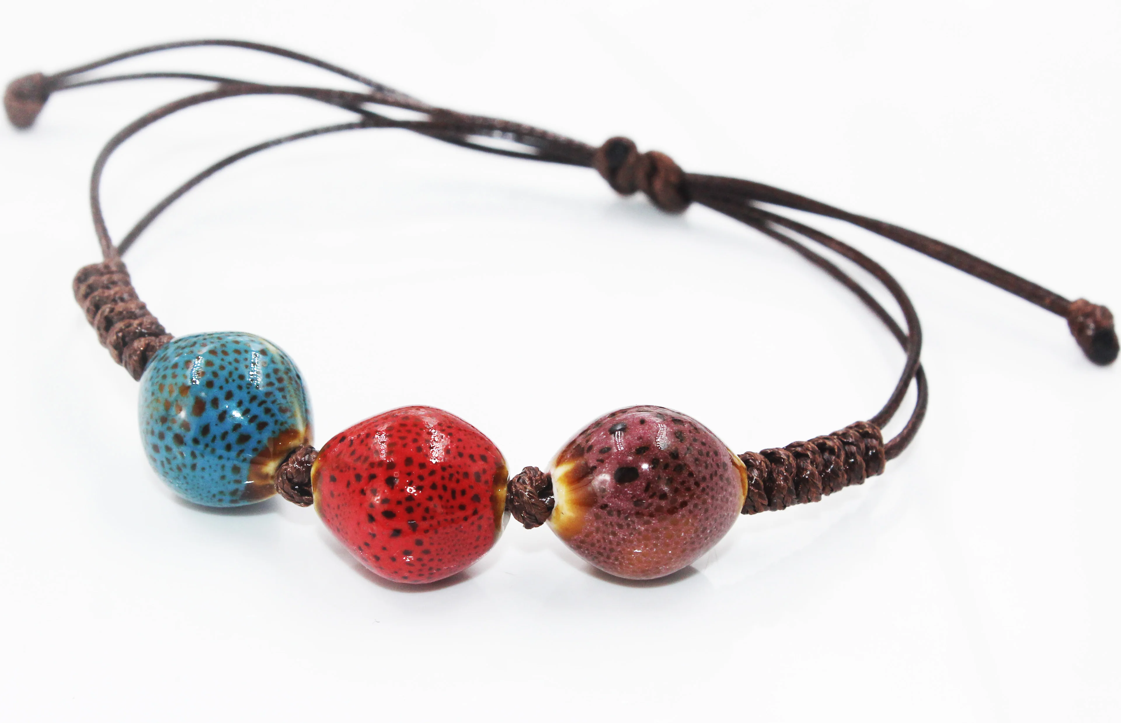 BMZ 2024 hand made manual braided ceramic jewelry ceramic germanium bracelet