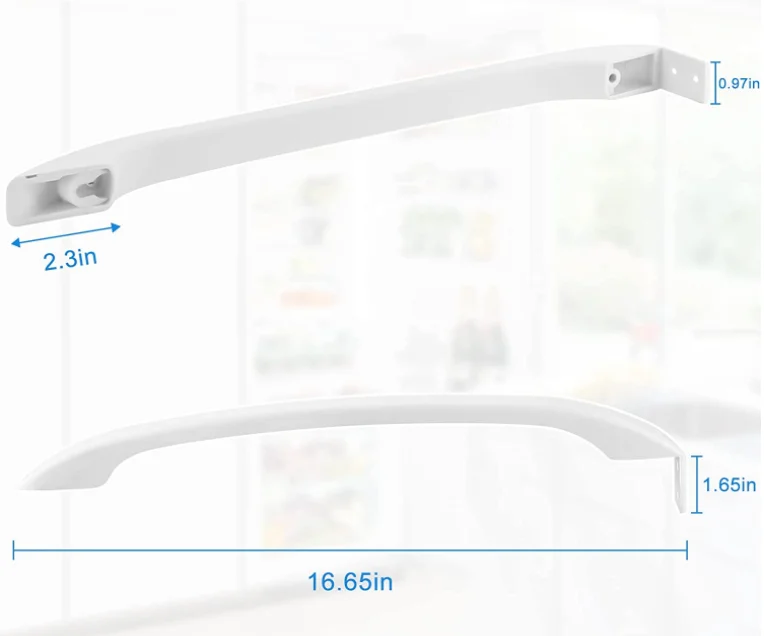 218428101  Refrigerator Door Handle Replacement Part Replaces 241711801 AP2114539 PS427922 218428101