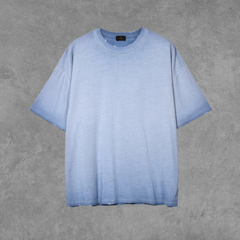 2022 summer high quality 100% cotton round neck half sleeve vintage unisex custom t-shirt