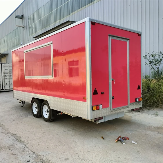 YT-FS500 Factory Price Outdoor Barbecue Hot Dog Pizza Mobile Food Trailer Kebab Food Trailer
