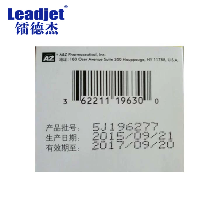 Leadjet Industrial Inkjet Printing Coding Machine/continues inkjet marking machine Printer for bottle,egg packing line