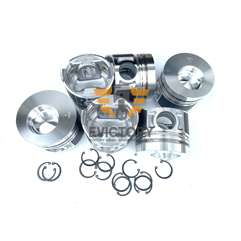 For FOTON CUMMINS ISGe5-280 rebuild overhauling engine piston kit EST excavator truck engine