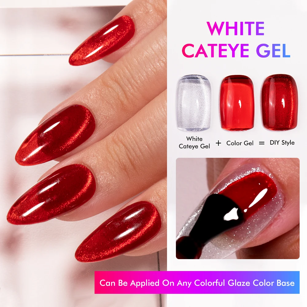 24 Colors Night Diamond Cateye Gel Professional Custom Nail Supplies 1Kg Bulk Cat Eye Gel Polish