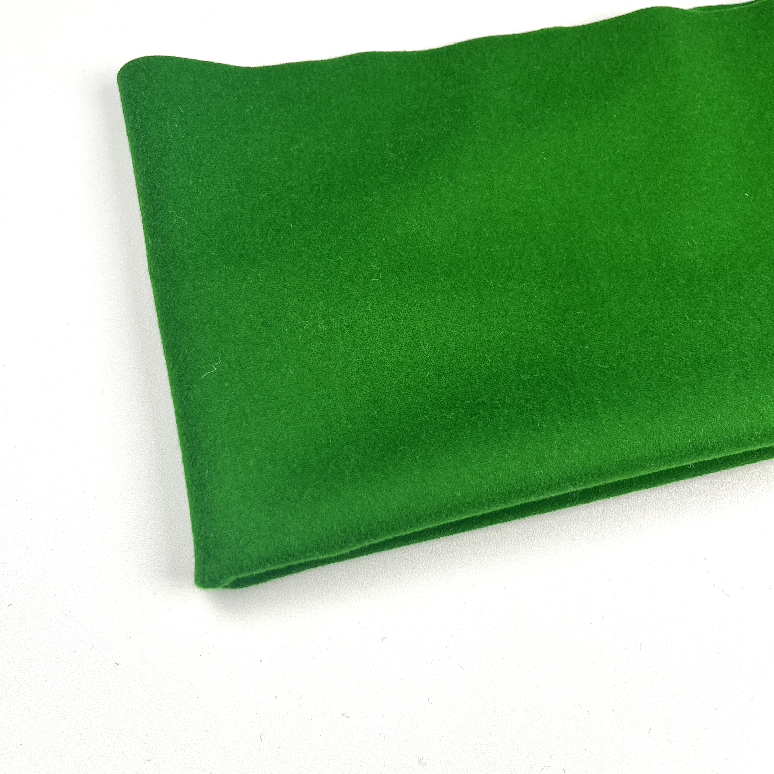 High Quality 80% Wool 20% Polyester Green Table Tennis Cloth  Melton Fabric Billiard Clothes Suits Jackets Woven Yarn Type