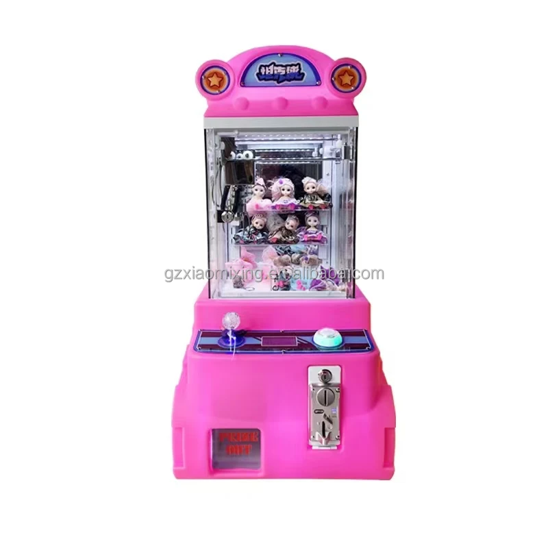 Hot Selling Mini Crane Machine Coin-Operated Doll Machine for Kids Plush Mall Toy for Amusement