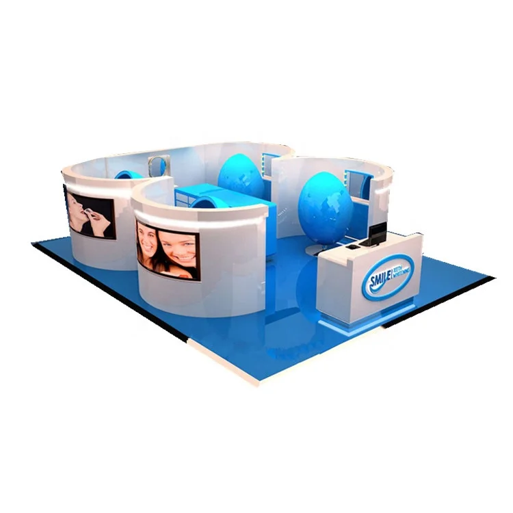 Shopping Mall Teeth Whitening Kiosk Design &  Indoor Salon Station of Tooth Whitening Kiosk for Sale