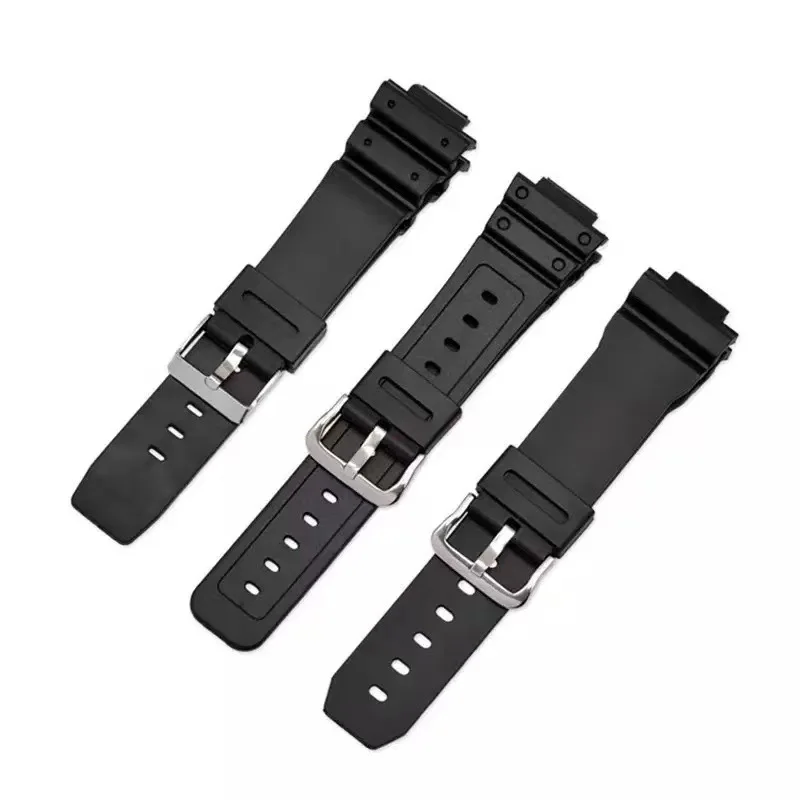 Силиконовый ремешок для часов Casio DW 5600 6900 9052 водонепроницаемый противоударный резиновый силиконовый 16 мм