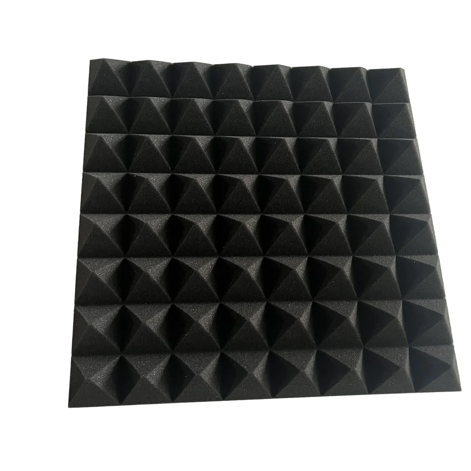 FBA Studio Soundproof Acoustic Foam Pyramid Recording Studio Sound Adhesive