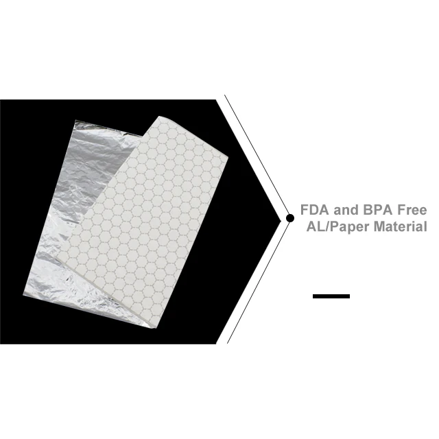 Honeycomb paper design with Heat-control insulated foil wrapping sheet